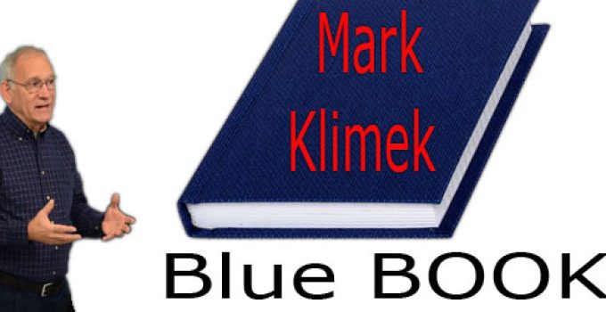 Mark Klimek blue book